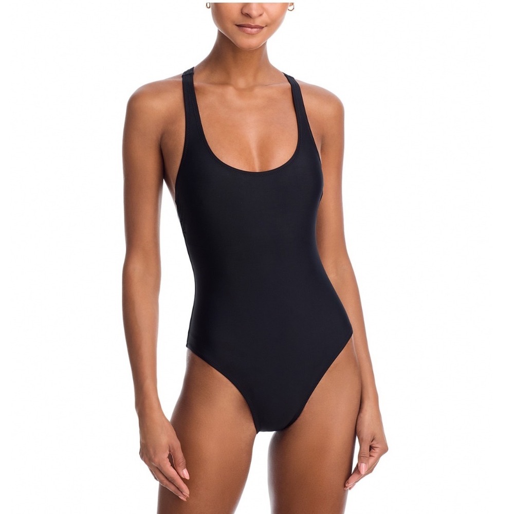 Solid & Striped The Odette One Piece Swimsuit Noir Black XL RE26-S1328SOL-NR